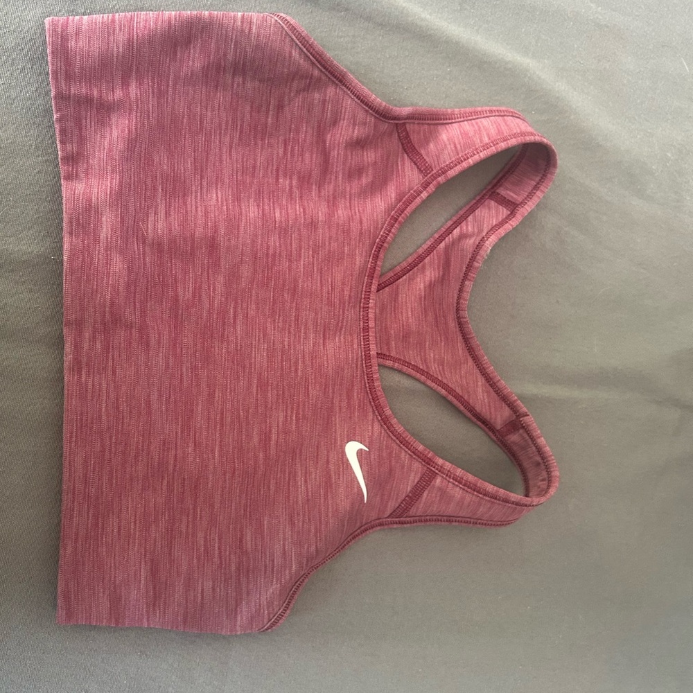 Nike Burgundy Sports Bra